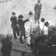 Nazis in Poland hold a ceremony before burying the time capsule in 1934 (Historical photo via Gawex.pl and Sebastian Kuropatnicki)